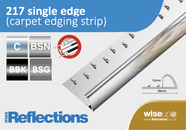 217 - Single Edge (Carpet Edging Strip)