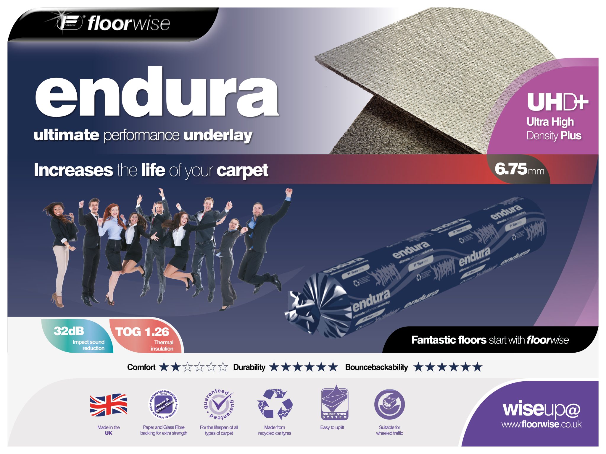 Floorwise Endura Crumb Rubber Underlay Floorwise