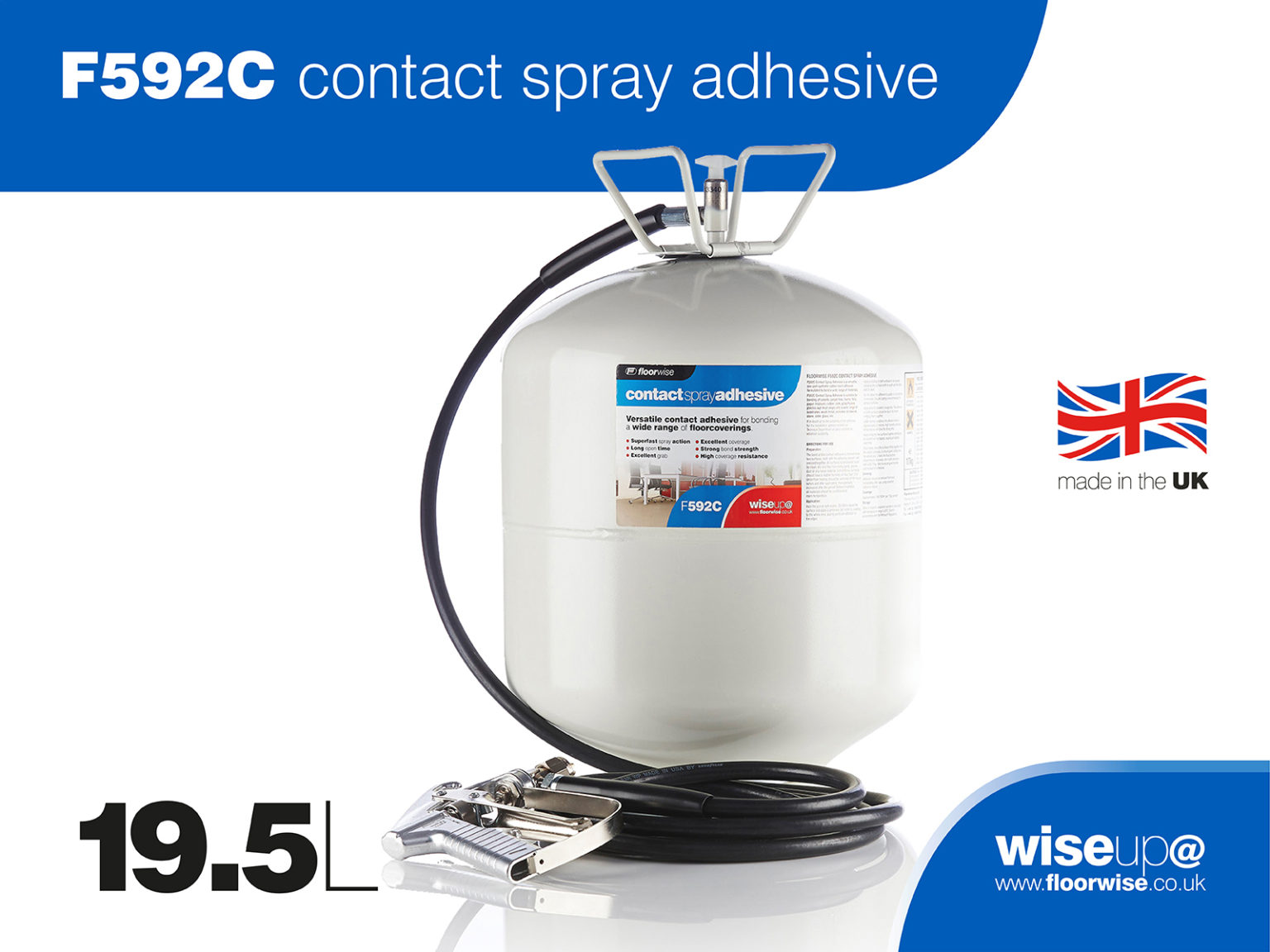 F599 Heavy Duty Spray Adhesive Floorwise