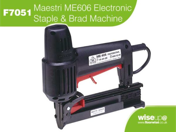 F7051 - Maestri ME606 Electronic Staple & Brad Machine