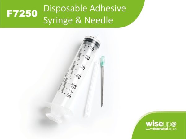 F7250 Disposable Adhesive Syringe & Needle