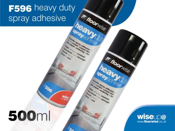 F596 Heavy Duty Spray Adhesive